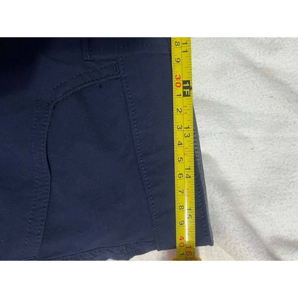 Eddie Bauer Mens Fleece Lined Tech Pants Navy Blue 32x32 Hiking Outdoor Warm